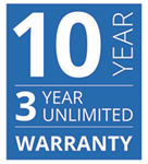 10 YR WARRANTY